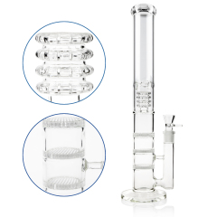 44cm clear classic water smoking bong