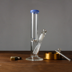 good quality blue head clear body water bong