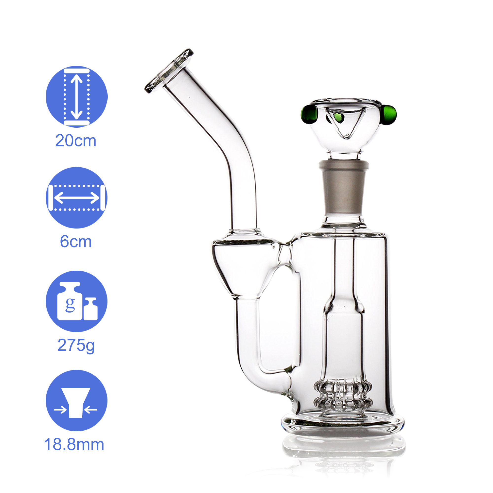 little thing filter inside glass water bong