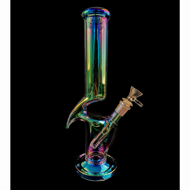 high borosilicate electroplate surface glass bong