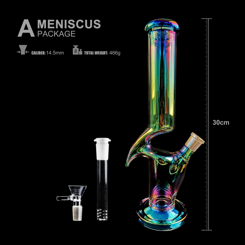 high borosilicate electroplate surface glass bong