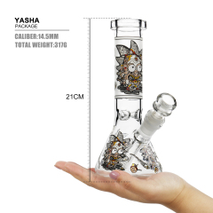 yasha picture small borosilicate beaker glass bong