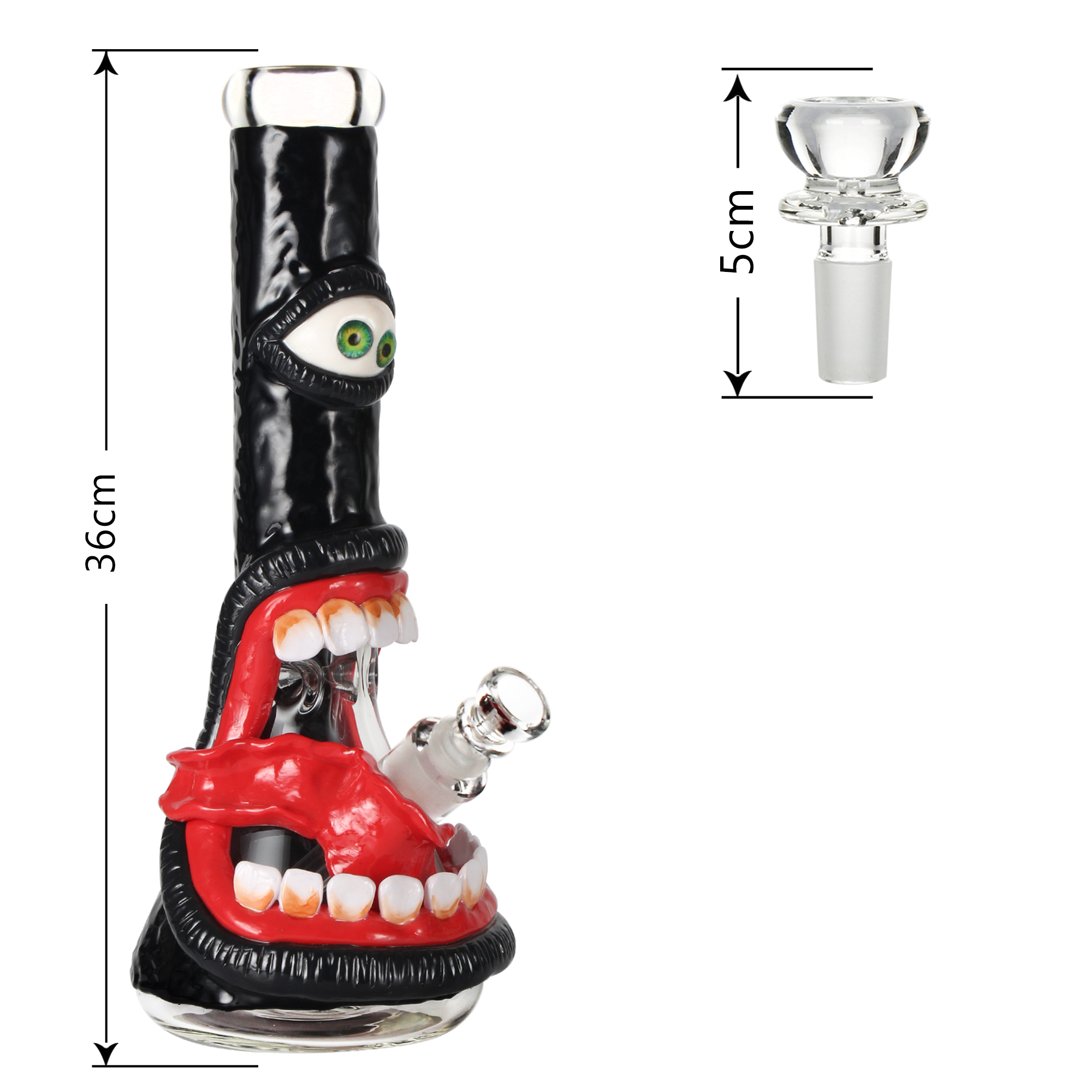 big color painting glass bong only for you