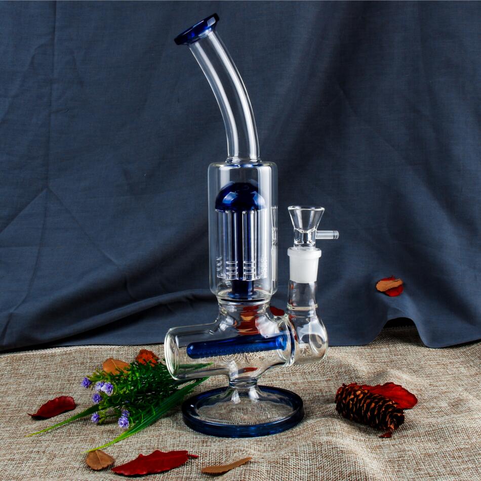 30cm height high borosilicate water smoking bong