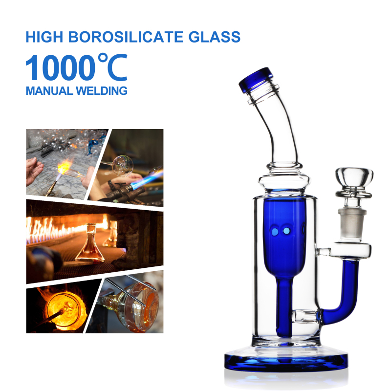 good design hot selling recycler glass bong