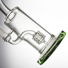 green bowl clear good-looking glass bong