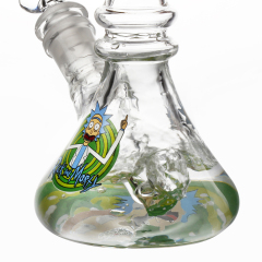 wicked neck beaker bong with good decal