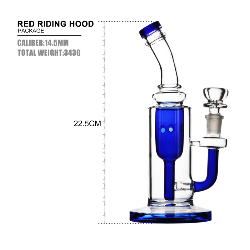 good design hot selling recycler glass bong