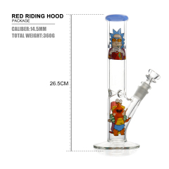 10 inches high iced inside smoking bong