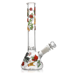 goast smoking decal iced water bong