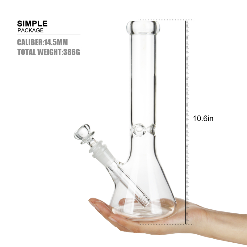 total body clear classic glass water bong