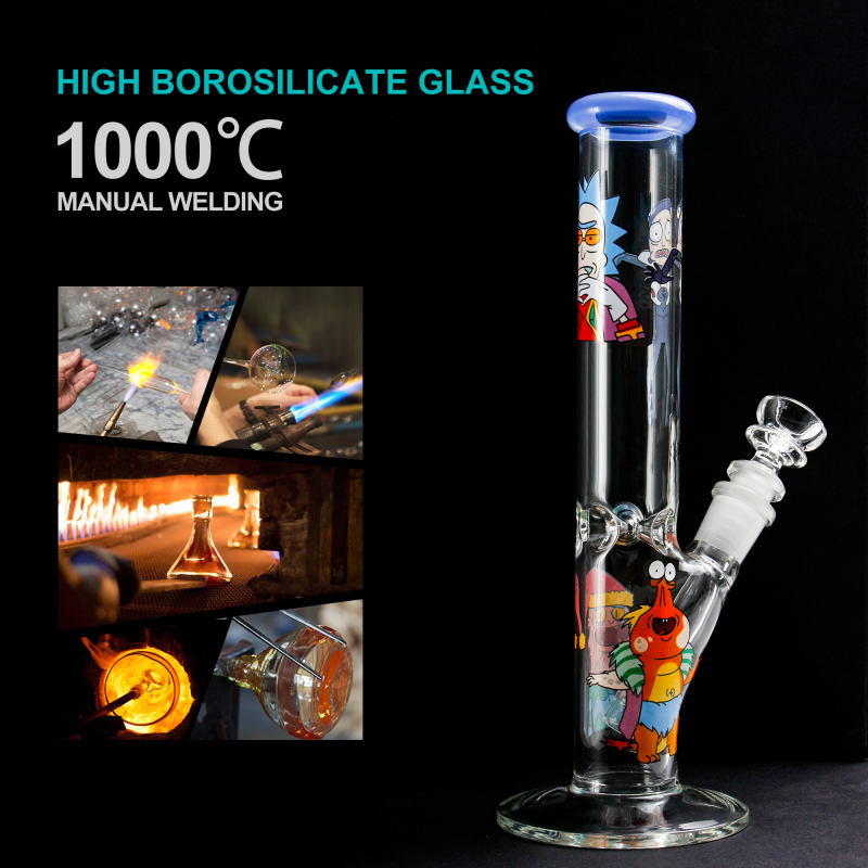 10 inches high iced inside smoking bong