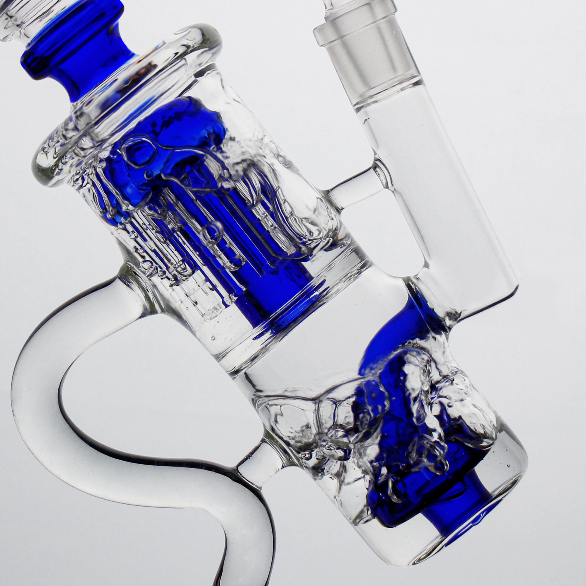 good design hot selling recycler glass bong