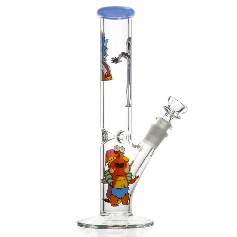 10 inches high iced inside smoking bong