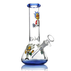 magician decal glass water bong for smoking