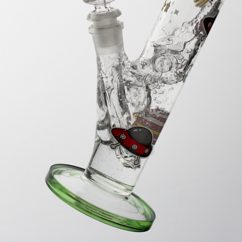 straight classic 10.4 inches glass water smoking bong