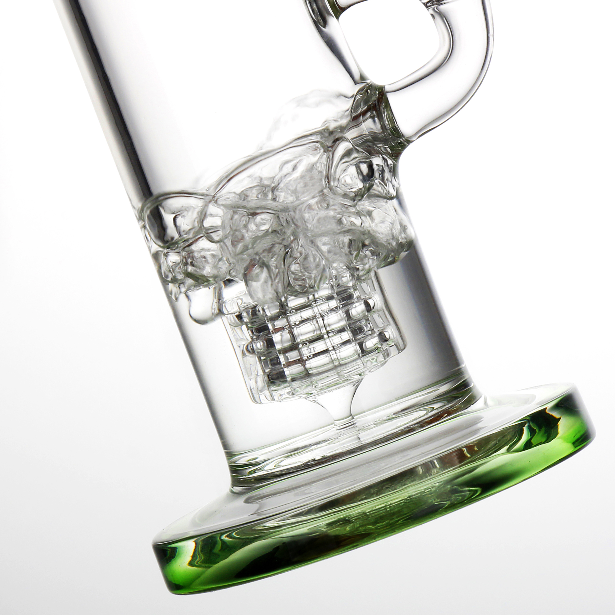 green bowl clear good-looking glass bong