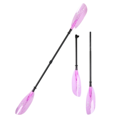 Transparent Paddle Blade Kayak Paddle Accessory Inflatable for Stand Up Paddle Surf ABS Blade Fiberglass Shaft