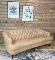 JHS Candace Gaston Leather Sofa