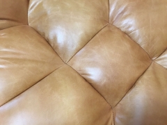 JHS Wellington Coganc Leather Sofa