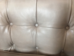 JHS Lancaster Seaweed Leather Sofa