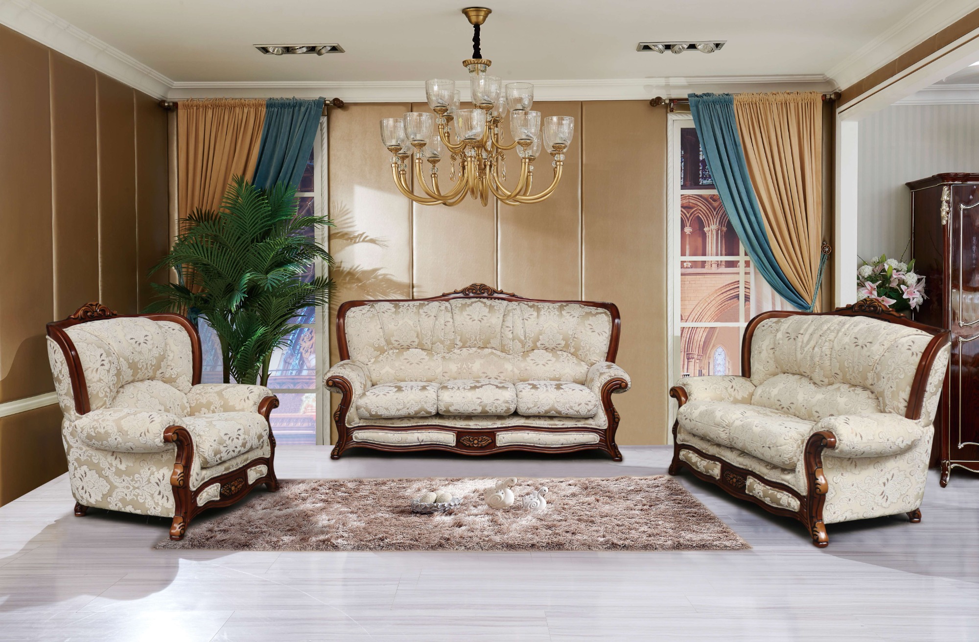jhc charlemagne ivory leather sofa set price