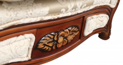 JHC Charlemagne Gold & Ivory Fabric Sofa Set