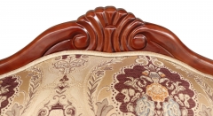 JHC Kensington Gold & Brown Fabric Sofa Set