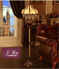 Elysee Antique Gold Floor Lamp