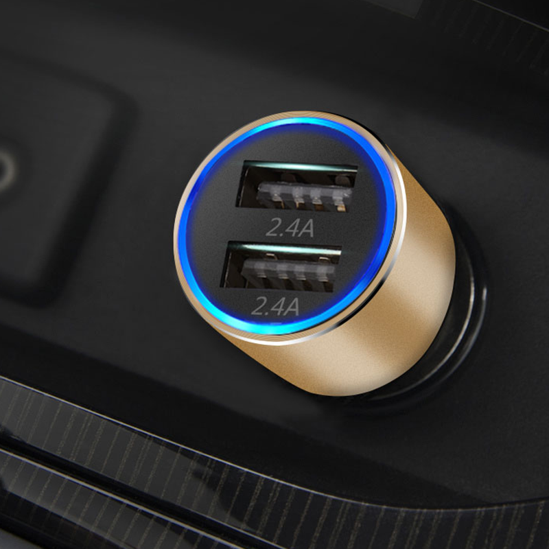 DC305 Dual USB/Aluminium Alloy Car Charger