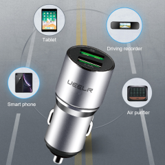 DC298 Fully Compatible Aluminium Alloy Car Charger