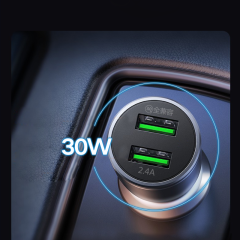 DC298 Fully Compatible Aluminium Alloy Car Charger