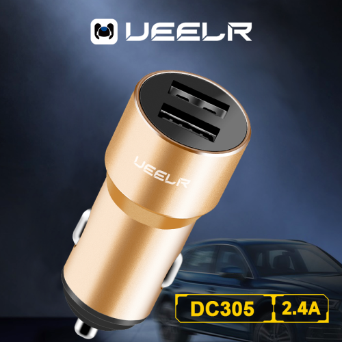 DC305 Dual USB/Aluminium Alloy Car Charger