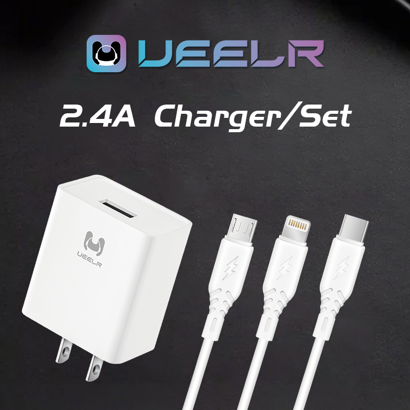 2.4A Smart & Efficient Fast Charger/Set