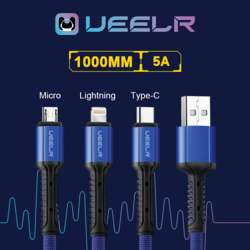DX100 DX200 DX300 Fabric braided fast charging data cable