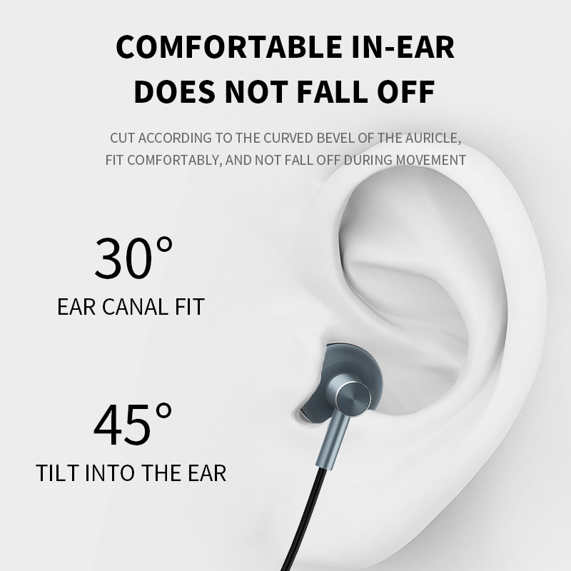 DR09 3.5MM Metal Wire Control Earphone