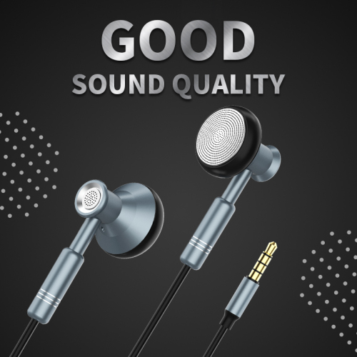 DR03 3.5MM Metal Subwoofer Earphone