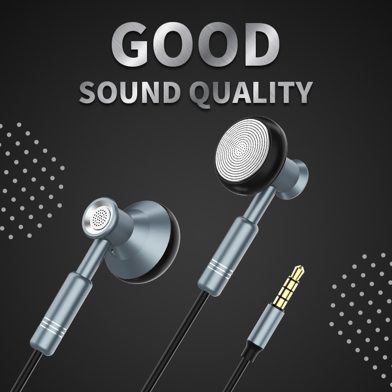 DR03 3.5MM Metal Subwoofer Earphone