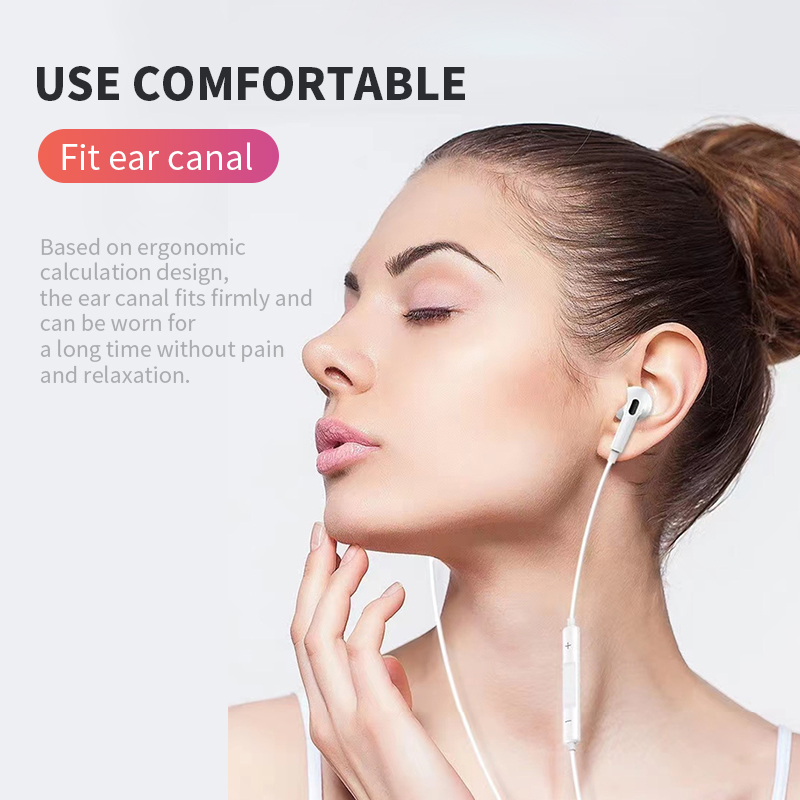 DR100 3.5MM Hifi Sound Wired Earphone