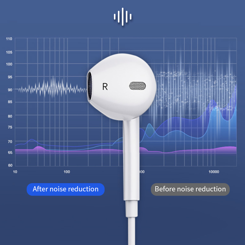 DR118 Digital Chip·TYPE-C Fully Compatible Wire Control Earphone