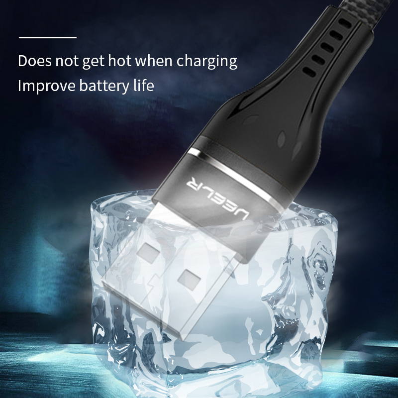 DX106-MPC Aluminum alloy braided fast charging data cable Micro&Lightning&Type-C