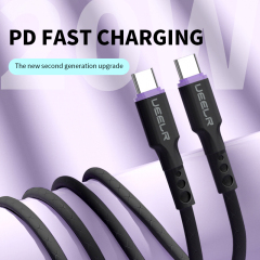 DX107-MPC Liquid soft glue fast charging data cable Micro&Lightning&Type-C
