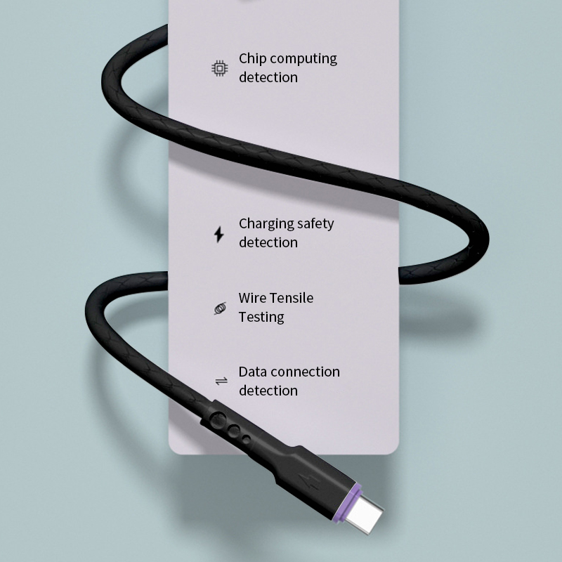 DX107-MPC Liquid soft glue fast charging data cable Micro&Lightning&Type-C