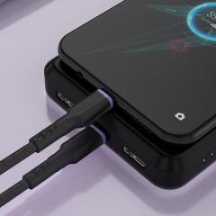 DX107-MPC Liquid soft glue fast charging data cable Micro&Lightning&Type-C