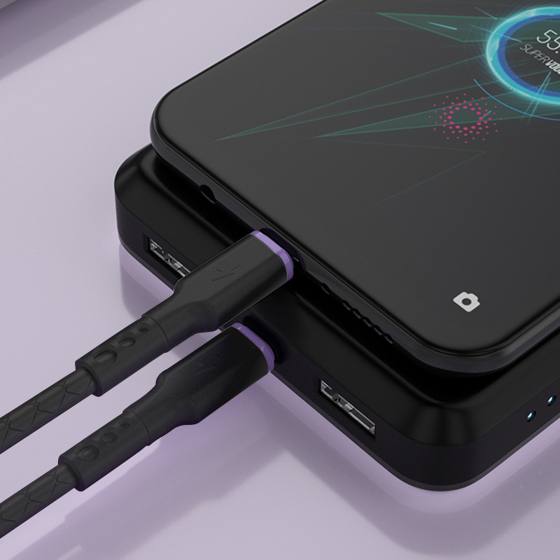 DX107-MPC Liquid soft glue fast charging data cable Micro&Lightning&Type-C