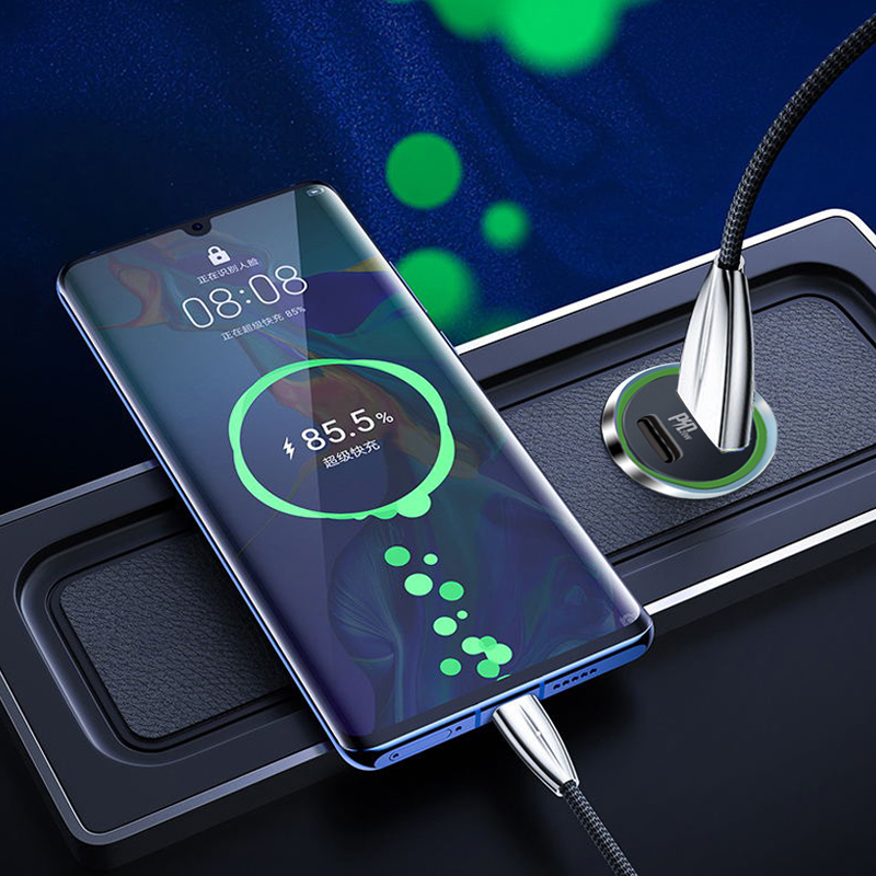 DC300 PD+QC3.0 Fast Charging Car Charger