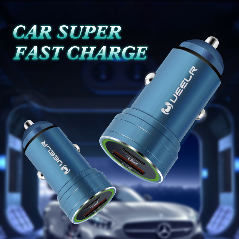 DC300 PD+QC3.0 Fast Charging Car Charger