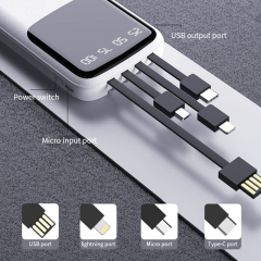 DY118 20000mAh Four Wire Digital Display Mobile Power