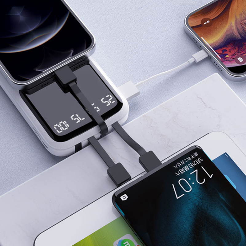 DY118 20000mAh Four Wire Digital Display Mobile Power