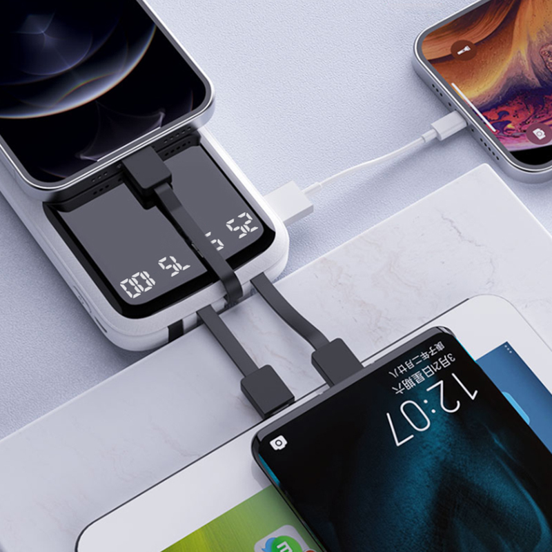 DY118 20000mAh Four Wire Digital Display Mobile Power